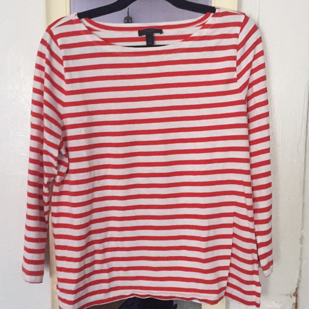 J Crew 3/4 Sleeve Top